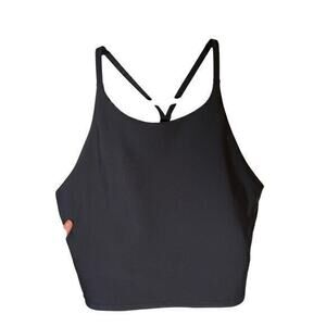 Old Navy Black Cropped Tank Top